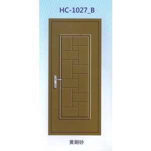 鍍鋅中肚浮雕板門HC-1027_B-大亞金屬工程有限公司