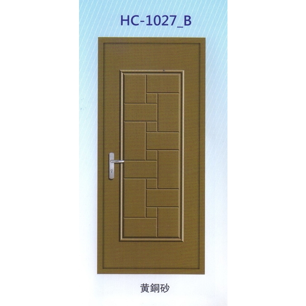 鍍鋅中肚浮雕板門HC-1027_B