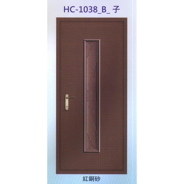 鍍鋅中肚浮雕板門HC-1038_B_子