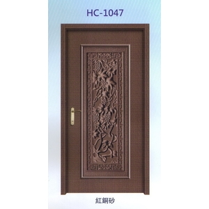 鍍鋅中肚浮雕板門HC-1047-大亞金屬工程有限公司