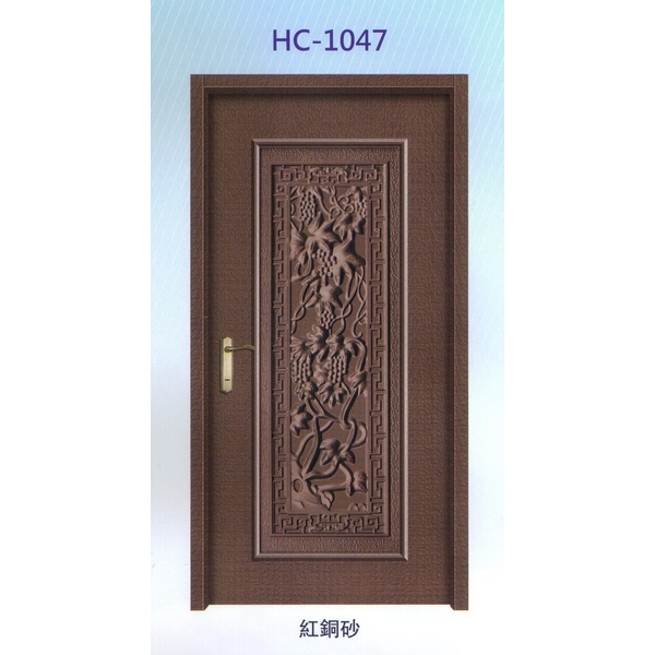 鍍鋅中肚浮雕板門HC-1047