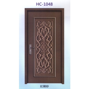 鍍鋅中肚浮雕板門HC-1048-大亞金屬工程有限公司