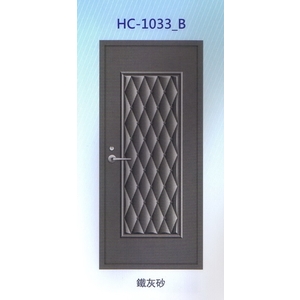 鍍鋅中肚浮雕板門HC-1033_B-大亞金屬工程有限公司