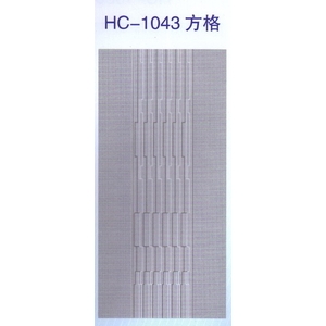 鍍鋅壓花板HC-1043方格-大亞金屬工程有限公司