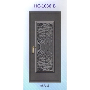 鍍鋅中肚浮雕板門HC-1036_B-大亞金屬工程有限公司