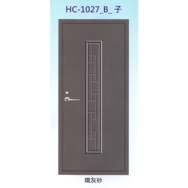 鍍鋅中肚浮雕板門HC-1027_B_子