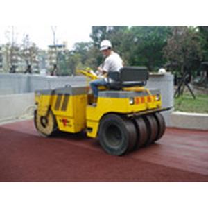 北市興隆公園停車場出入口(彩色瀝青舖設)-力邦營造工程有限公司