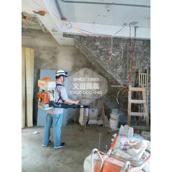 白蟻防治室內外施工-文盈蟲害防治企業社