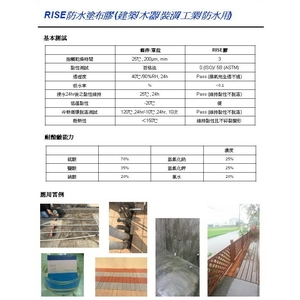 RISE防水塗布膠-歐玟國際股份有限公司