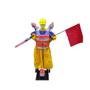 電動旗手假人(鋁合金人頭)-晶順工業有限公司