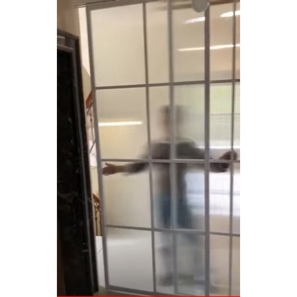 細鋁框長虹強化玻璃拉門&客廳跟廚房隔間 細鋁框長虹強化玻璃拉門&客廳跟廚房隔間