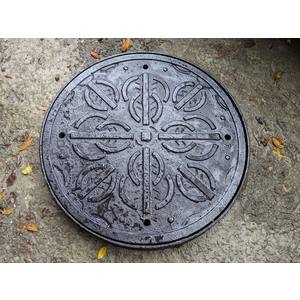 陰井(鑄鐵蓋)￠40cm H2cm-中道企業有限公司