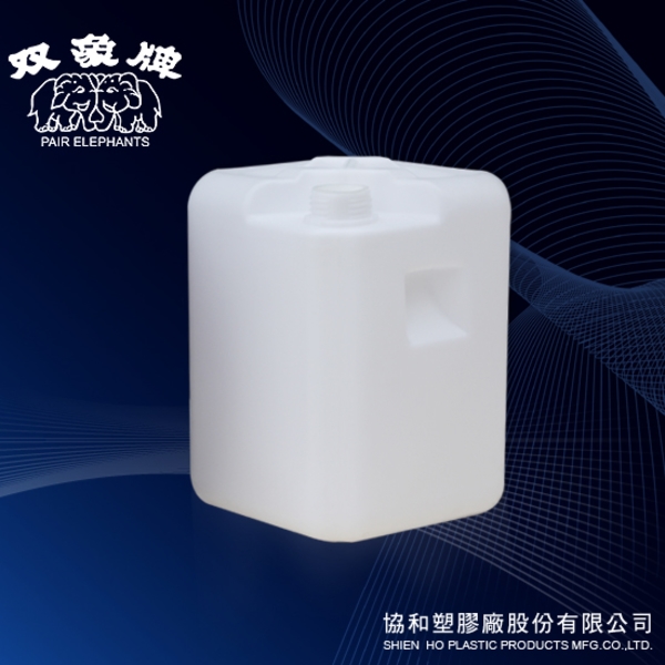 20公升四角桶(白色)