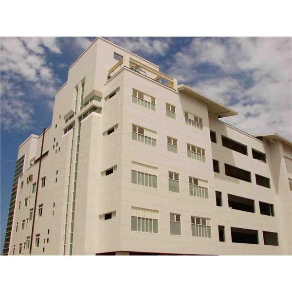 台南聖教會外牆三明治防火複層板-達昇鋼品有限公司