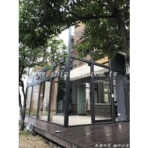 戶外玻璃 鋁框隔間 鋁合金隔間玻璃 白膜玻璃 隔間玻璃 玻璃門 無框玻璃 店面玻璃-昕采玻璃有限公司