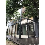 戶外玻璃 鋁框隔間 鋁合金隔間玻璃 白膜玻璃 隔間玻璃 玻璃門 無框玻璃 店面玻璃-昕采玻璃有限公司