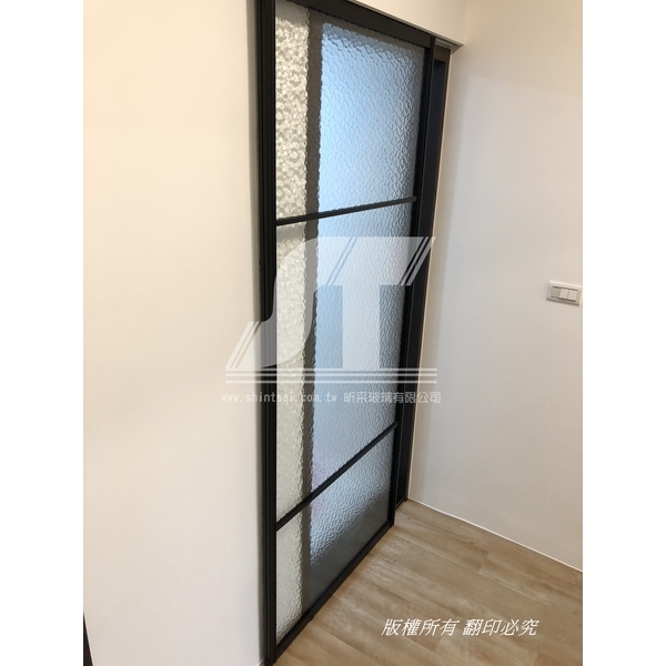 鋁框玻璃拉門 懸吊玻璃門 鋁框橫拉門 滑門