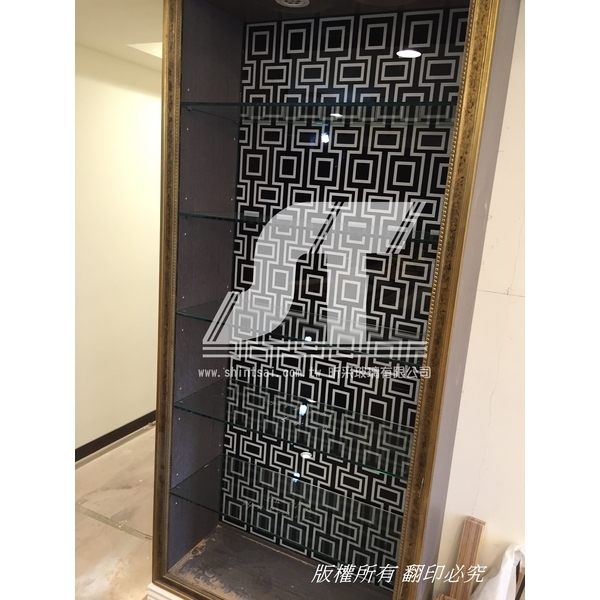 客製化圖案玻璃加工 黑鏡 彩繪玻璃  玻璃噴圖加工
