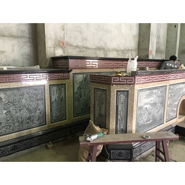 廟宇內殿石雕工程-威霖石雕工程有限公司