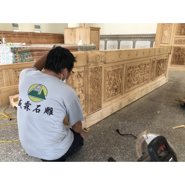 檜木-祖先、神佛龕-威霖石雕工程有限公司