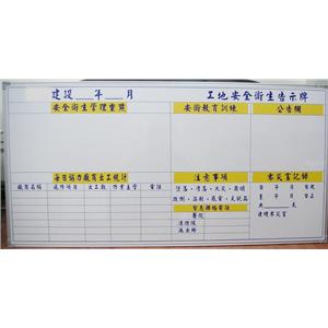 安衛告示牌白板01