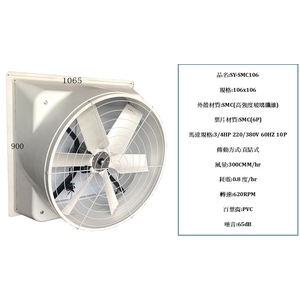 SMC106C負壓排風扇-盛用實業有限公司