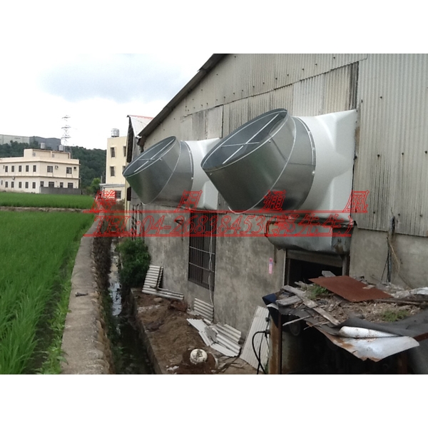 牆面安裝負壓通風扇加導風口-盛用實業有限公司