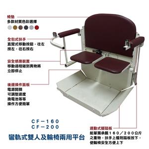 雙人及平台樓梯升降椅_各部位介紹-騰城科技有限公司