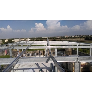 雲林台西鄉  透天屋頂太陽光電系統 採H型鋼支撐架-領航節能科技有限公司