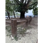 仿燒杉木欄杆