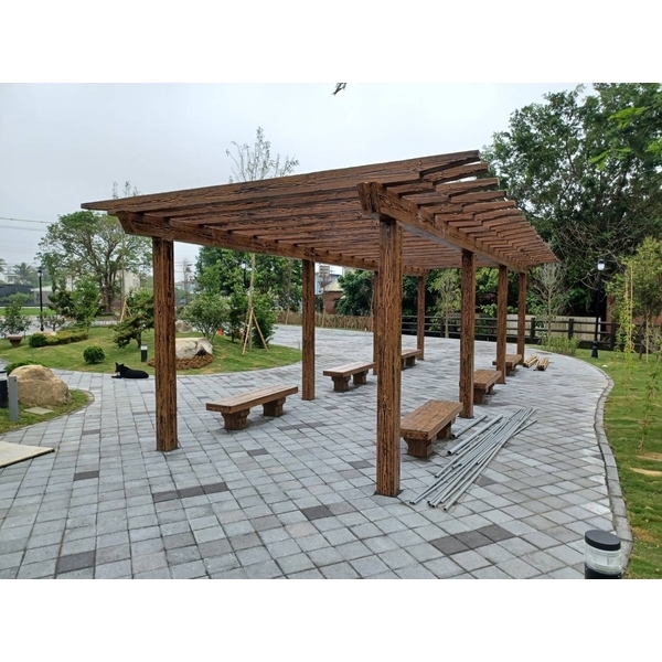 仿木花架-三榮建材工業股份有限公司