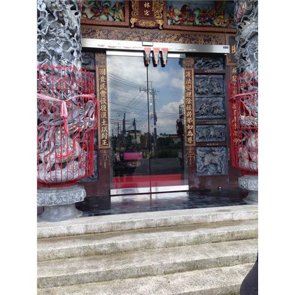 廟宇-白鐵自動門完工圖 廟宇-白鐵自動門完工圖