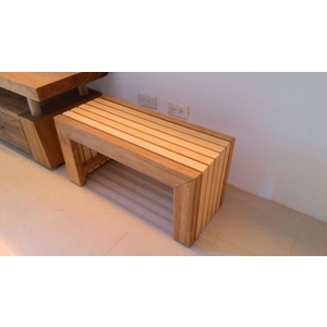 檜木現代穿鞋椅訂製-尼可企業社