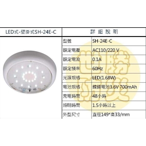 壁掛式LED燈-世勝防災設備工程有限公司