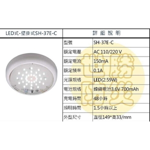 壁掛式LED燈-世勝防災設備工程有限公司