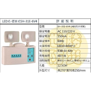 壁掛式LED燈-世勝防災設備工程有限公司