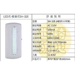 壁掛式LED燈-世勝防災設備工程有限公司