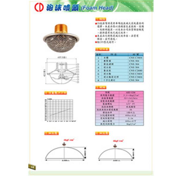 泡沫噴頭 泡沫噴頭