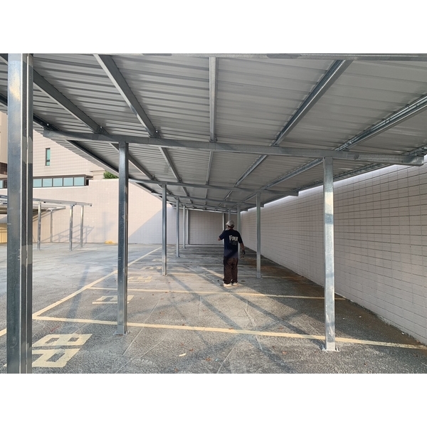 停車場遮雨棚-育鴻工程行