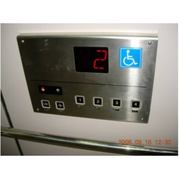 電梯輪椅標示牌(鋁板)貼紙-家葳企業有限公司