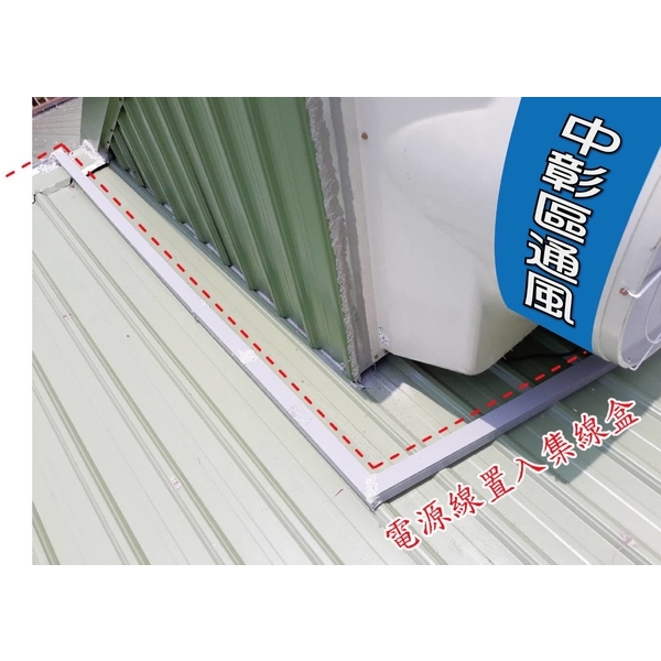 六葉鋁合金風機-中彰區通風降溫服務中心