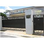 青銅鍛造自動門組-金世興門窗行