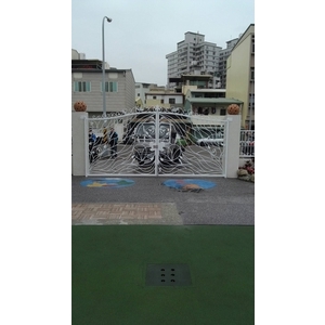 鍛造烤漆大門-金世興門窗行