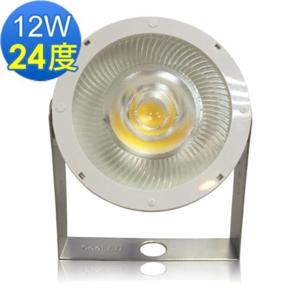 12W LED 戶外投射燈24度