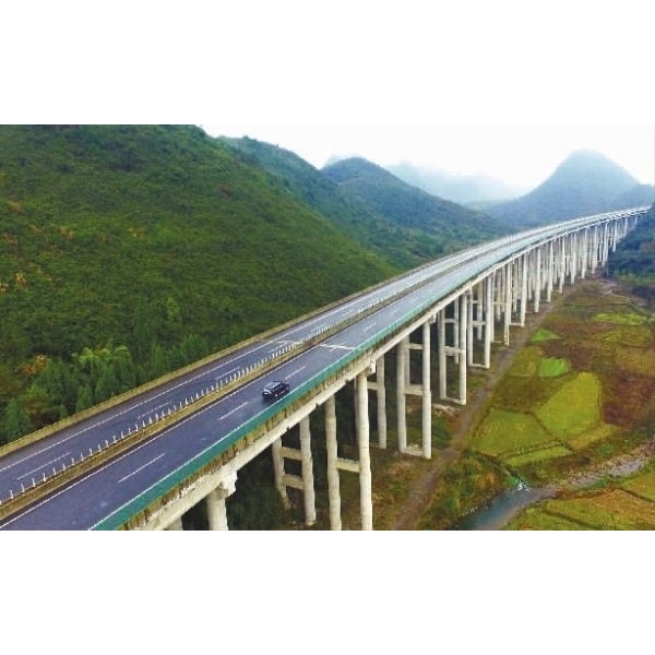 廈蓉高速公路2211公里超細墩柱-大維石業有限公司