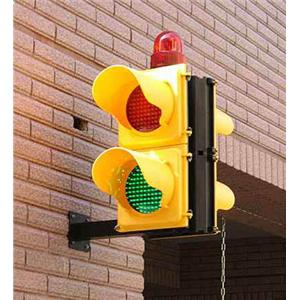 車道LED紅綠燈《型號：GLXA》【黃色直立式】【規格說明書】中型16公分-曆達實業有限公司