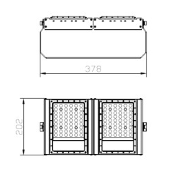 LED投光天井兩用燈－MH路燈－100瓦-興台光科技有限公司