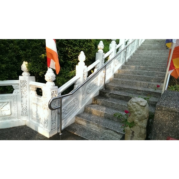 白鐵欄杆扶手施作-三峽區迦葉禪寺