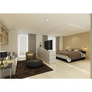 翔稜空間規劃-建國北路翁公館-主臥室3D立體圖-翔稜室內裝修有限公司