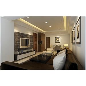 翔裬空間規劃-木柵鄭公館-客廳3D立體圖-翔稜室內裝修有限公司